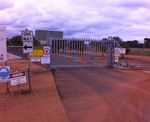 cantilever security gate