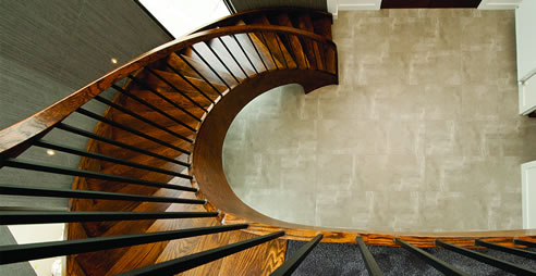 curved stair