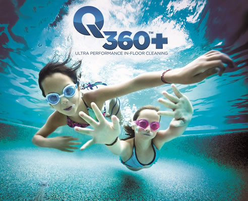 q360 in floor pool cleaning
