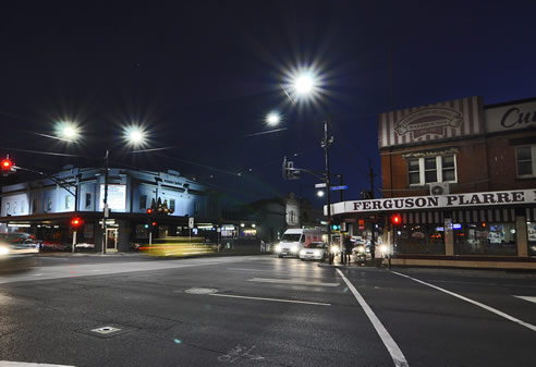 led street lighting sydney rd coburg