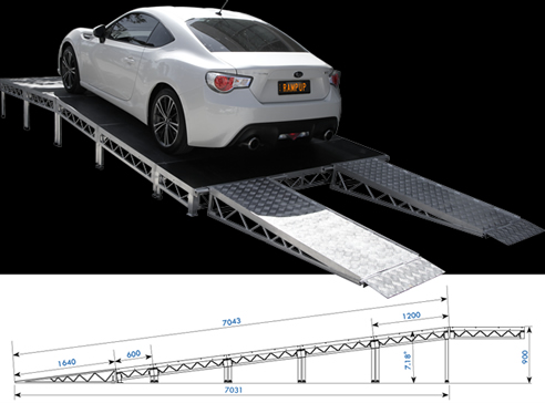 Car Ramp for Staging
