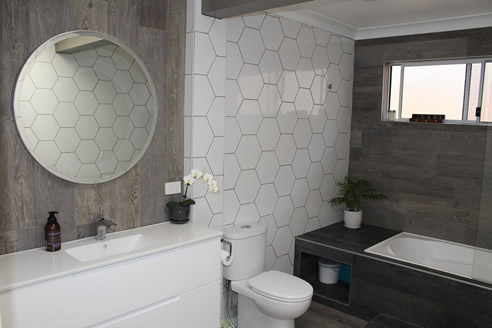 Hexagon Bathroom Tiles