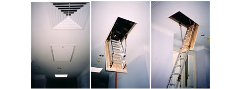 folding ceiling ladder