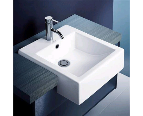 Semi Recessed Basin