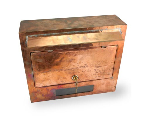 copper letter box