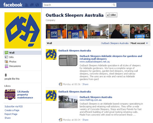 outback sleepers australia facebook page