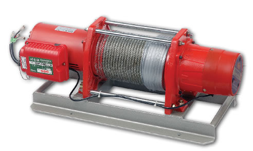 grooved electric winch