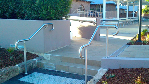 onyx stainless steel handrail