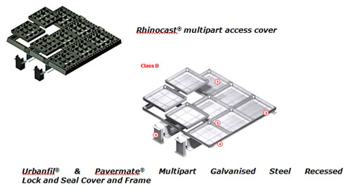 multipart access cover