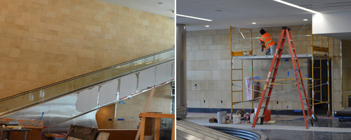 san diego airport tile install