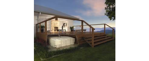 under deck rainwater tank