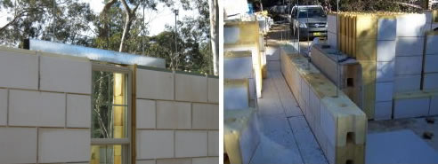 thermally insulated building bricks