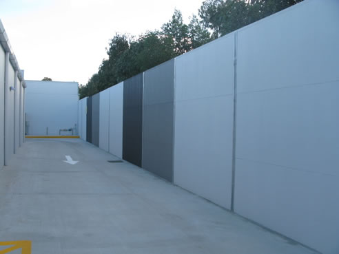 poly-tek acoustic barrier fence