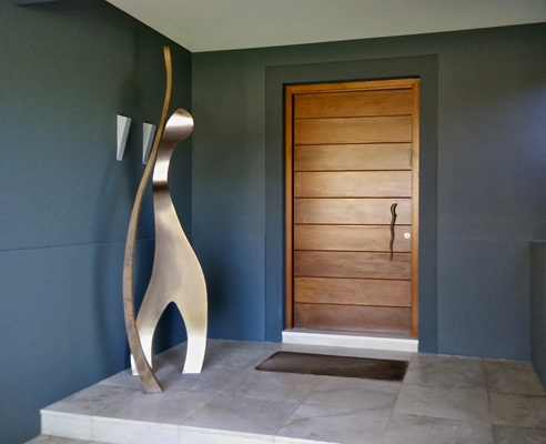 entrance contemporary sculpture