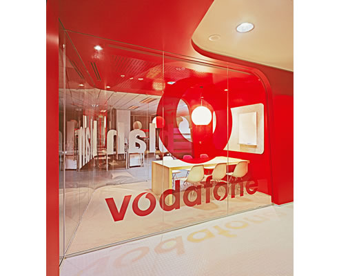 acoustic panel at vodafone