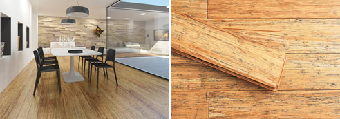 recycled look bamboo flooring