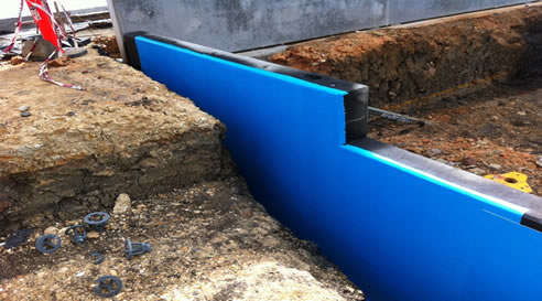 arma blue below ground waterproofing protection