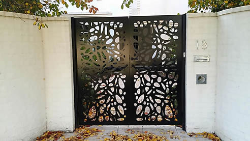 decorative front gate