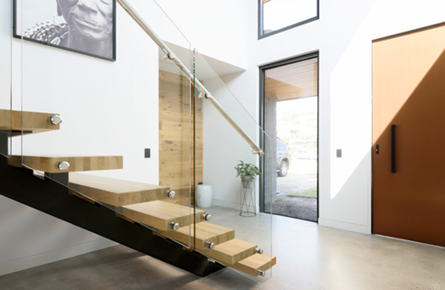 staircase glass balustrade