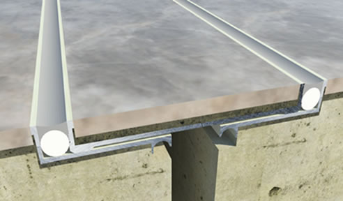 Retail Floor Expansion Joint Cover
