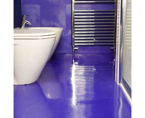 purple rubber bathroom tiles