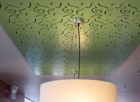 bespoke acoustic ceiling panel