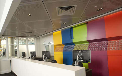 sound absorbing perfoarted ceiling
