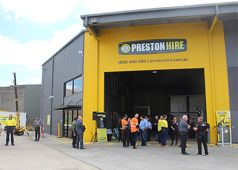 Preston Hire officially opened their new service facility at Underwood