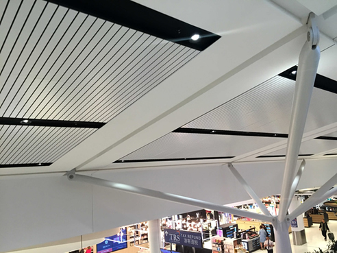 decorslat sydney airport ceiling
