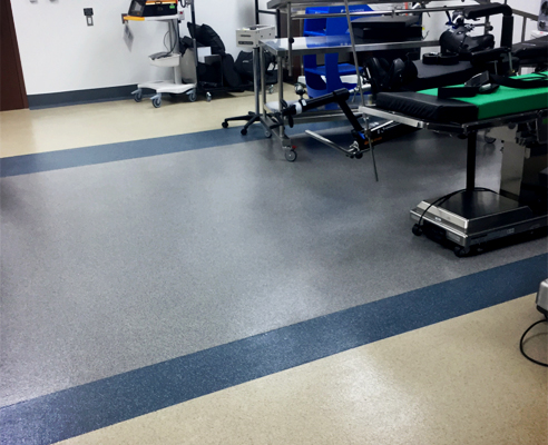 Operating room flooring from LATICRETE