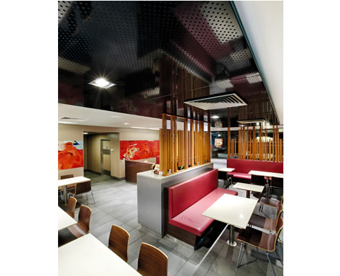 perforated acoustic ceiling panels
