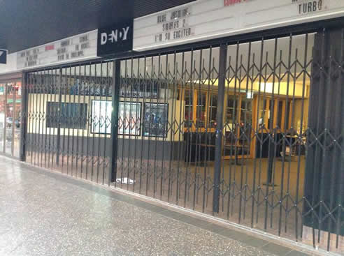dendy cinema security gate