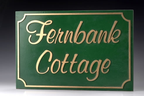 cottage sign