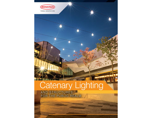 catenary lighting catalogue ronstan tensile architectural structures realm public