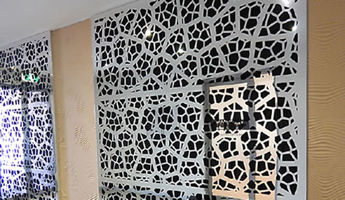 decorative aluminium privacy screen