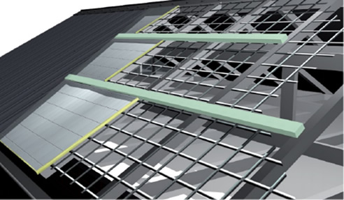 Foamex PurlinK polystyrene roof insulation