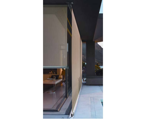 Straight Drop Exterior Roller Blinds