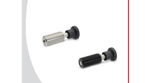 spring bolts with retracted plunger