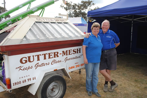 vic and wend whitten from gutter mesh
