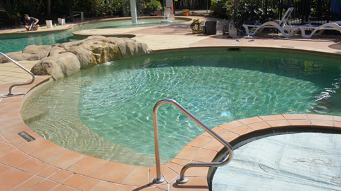 chlorine-free swimming pool