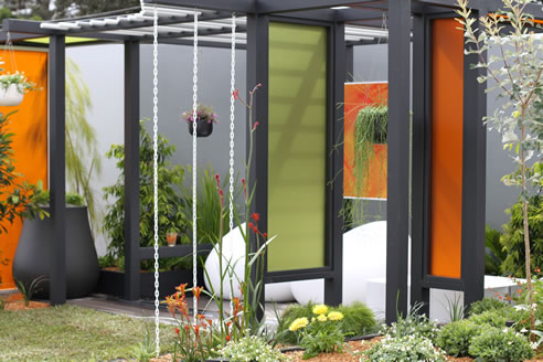 garden design perpex panels