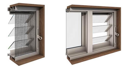 insect screens for louvre windows