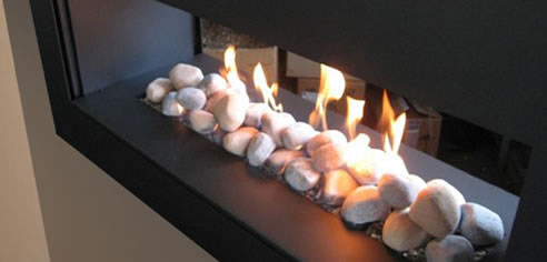 gas fireplace coals