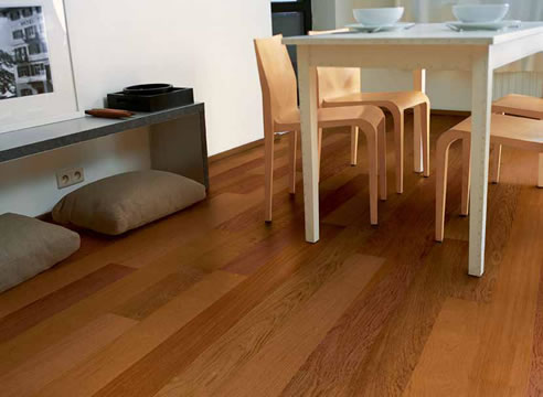 red timber floor