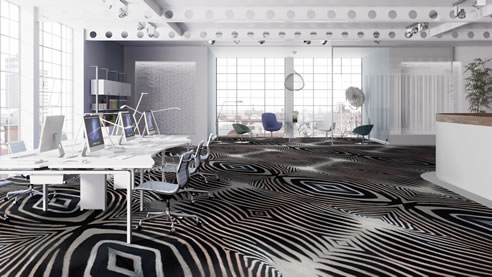 zebra carpet
