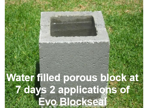 evo blockseal waterproofs pourous block