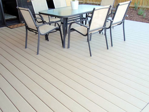 aluminium deck sandstone colour