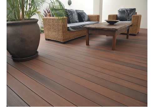 composite decking roosewood colour