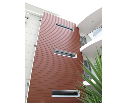 wood look composite cladding