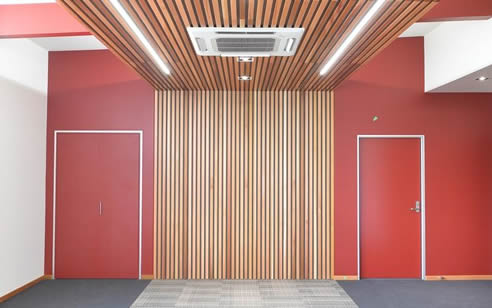 western red cedar decorslat panels